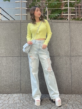 arisaさん（レディース・155cm）の春コーディネート