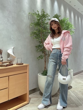 arisaさん（レディース・155cm）の冬コーディネート