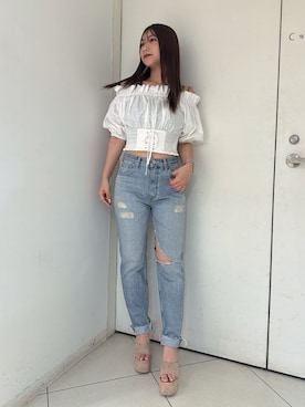 「155㎝コーデ」｜arisaさん（レディース・155cm）の夏コーディネート