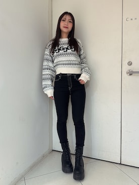 arisaさん（レディース・155cm）の秋コーディネート