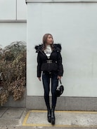 GYDA 黒 ダウン GYDA 黒 ダウンジャケット ファー付き美品LANDLORD ランドロード