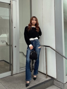 arisaさん（レディース・155cm）の秋コーディネート