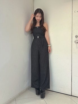 「GYDA（ジェイダ）のアイテム」を使った、arisaさん（レディース・155cm）の夏コーディネート