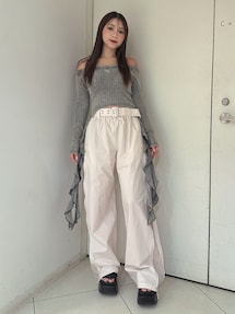 SIDE ZIPメッシュスリットパンツ｜ジェイダ（GYDA）アウトレット公式
