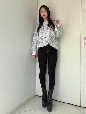 arisaさん（レディース・155cm）の冬コーディネート