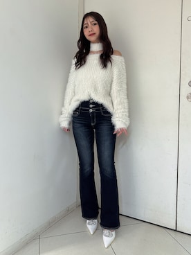 「GYDA（ジェイダ）のアイテム（パンプス）」を使った、arisaさん（レディース・155cm）の秋コーディネート