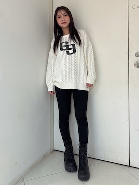 arisaさん（レディース・155cm）の秋コーディネート