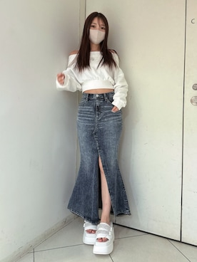 arisaさん（レディース・155cm）の冬コーディネート