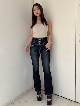 「155㎝コーデ」｜arisaさん（レディース・155cm）の夏コーディネート