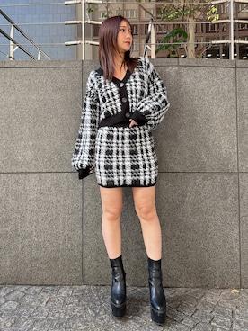 「155㎝コーデ」｜「アイテム（ブーツ）」を使った、arisaさん（レディース・155cm）の秋コーディネート