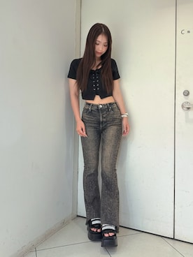 arisaさん（レディース・155cm）の夏コーディネート