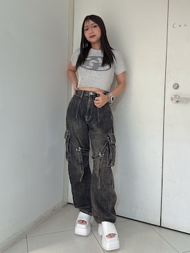 「155㎝コーデ」｜arisaさん（レディース・155cm）の夏コーディネート