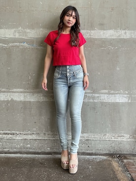 arisaさん（レディース・155cm）の夏コーディネート