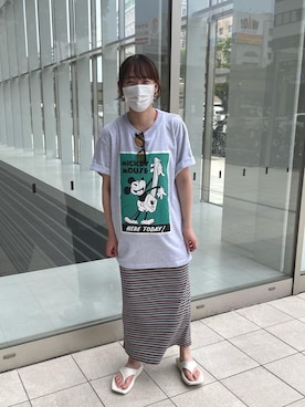 穂泉さん(レディース・158cm)の夏コーディネート