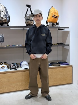 川上拓巳さん（メンズ・172cm）の冬コーディネート