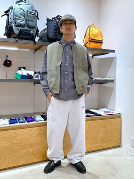 川上拓巳さん（メンズ・172cm）の秋コーディネート