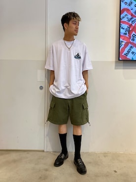 川上拓巳さん（メンズ・172cm）の夏コーディネート