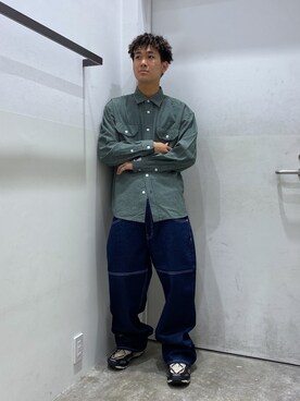 川上拓巳さん(メンズ・172cm)の秋コーディネート