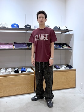 「XLARGE（エクストララージ）のアイテム」を使った、川上拓巳さん（メンズ・172cm）の夏コーディネート