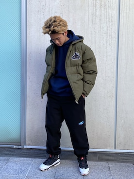 川上拓巳さん（メンズ・172cm）の冬コーディネート