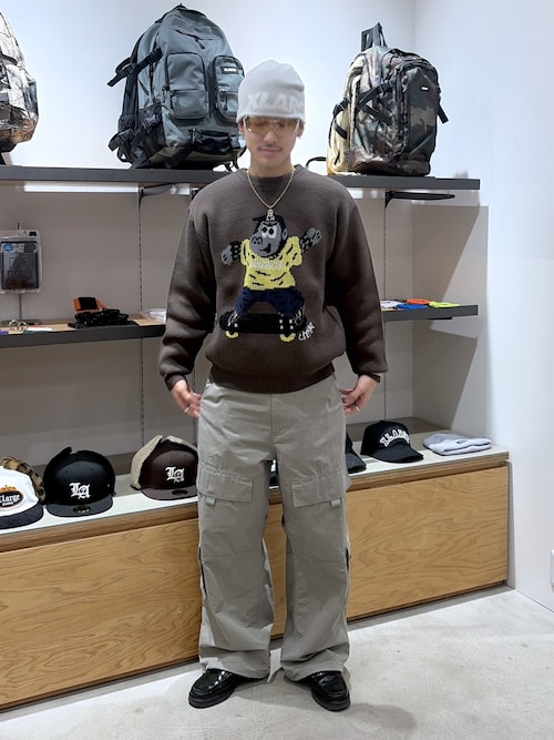 GORILLA CREWNECK KNIT SWEATER（ニット/セーター）｜XLARGE