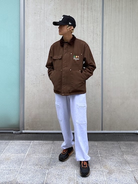 川上拓巳さん（メンズ・172cm）の秋コーディネート