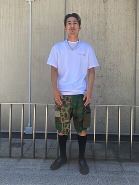 川上拓巳さん(メンズ・172cm)の夏コーディネート