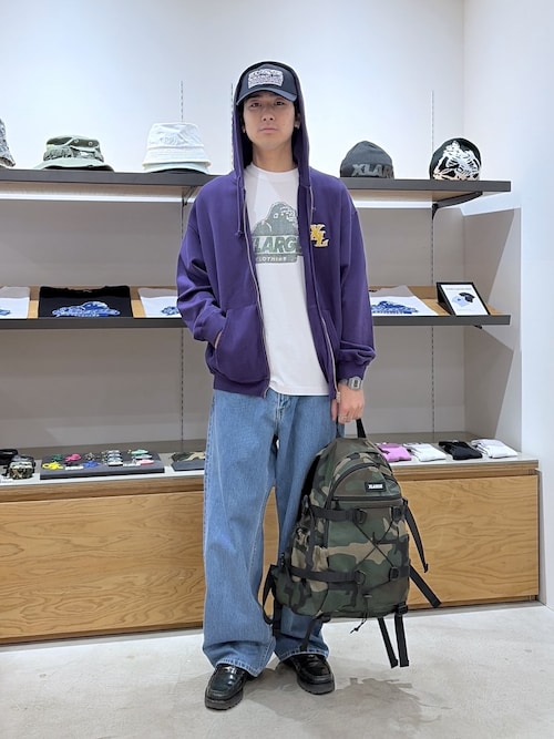 RHINE STONE SLANTED OG S/S TEE（Tシャツ/カットソー）｜XLARGE