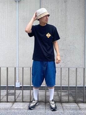 川上拓巳さん（メンズ・172cm）の夏コーディネート