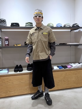 川上拓巳さん（メンズ・172cm）の春コーディネート