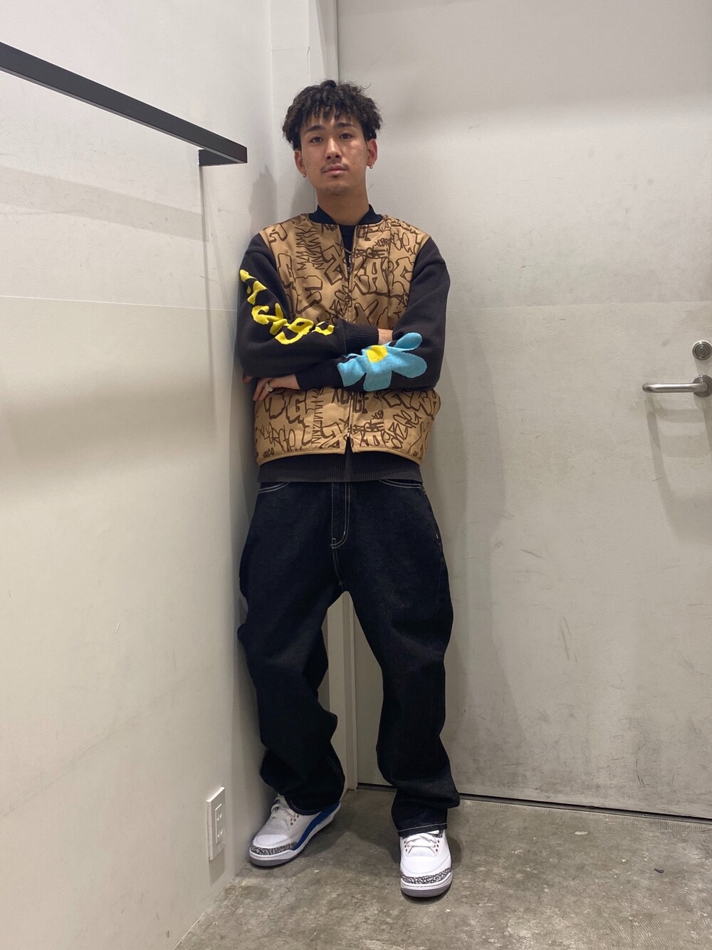 XLARGE（エクストララージ）の「PEACE JACQUARD KNIT CREWNECK TOP