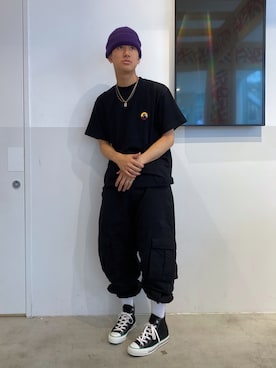 川上拓巳さん（メンズ・172cm）の春コーディネート