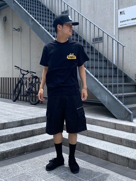 川上拓巳さん(メンズ・172cm)の夏コーディネート