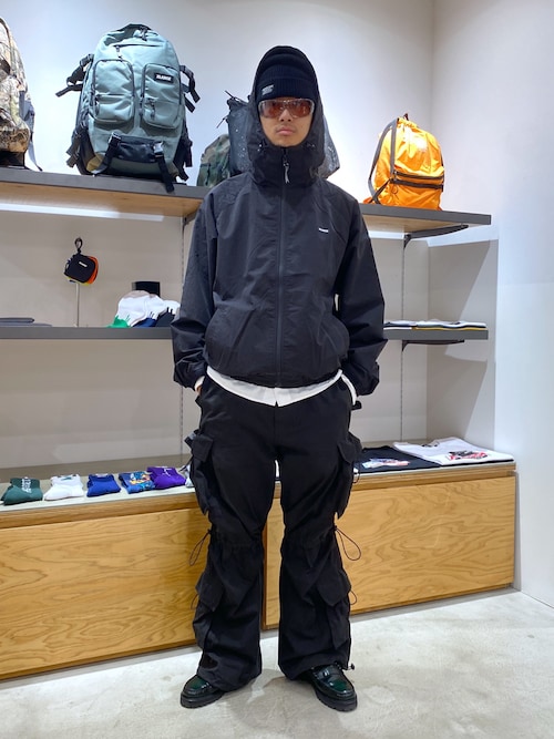 XLARGE ナイロンジャケット 黒 M XLARGE ナイロンジャケット HOODED TRACK JACKET メンズ