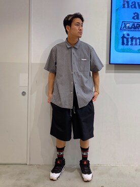 川上拓巳さん（メンズ・172cm）の夏コーディネート