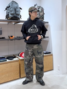 川上拓巳さん（メンズ・172cm）の冬コーディネート