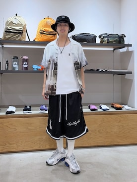 川上拓巳さん(メンズ・172cm)の夏コーディネート