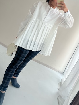 「30代ファッション」｜「アイテム（ブーツ）」を使った、MSさん（レディース・154cm）の秋コーディネート