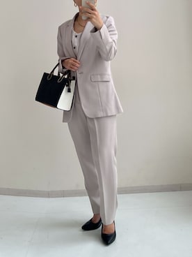 「スーツ」｜MSさん（レディース・154cm）の秋コーディネート