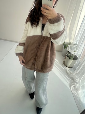 MSさん（レディース・154cm）の冬コーディネート