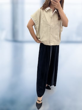 「Soiunique（スワユニーク）のアイテム」を使った、MSさん（レディース・154cm）の夏コーディネート