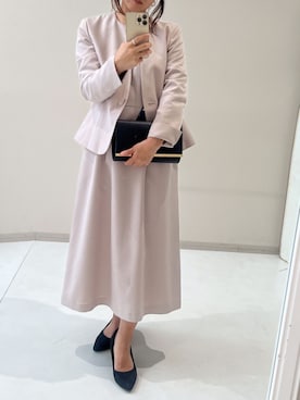 「スーツ」｜MSさん（レディース・154cm）の秋コーディネート