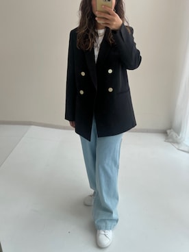 「アイテム（フォーマルスーツ/小物）」を使った、MSさん（レディース・154cm）の秋コーディネート