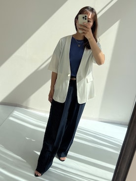 MSさん(レディース・154cm)の夏コーディネート