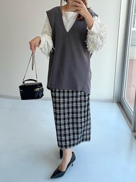 MSさん(レディース・154cm)の冬コーディネート