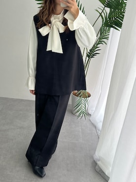 MSさん（レディース・154cm）の冬コーディネート