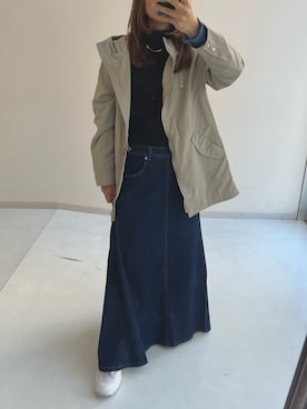 「レディース」｜「アイテム（ジャケット/アウター）」を使った、MSさん（レディース・154cm）の冬コーディネート