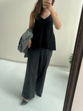 「nissen（ニッセン）のアイテム」を使った、MSさん（レディース・154cm）の秋コーディネート