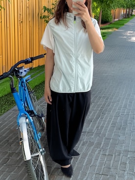「Soiunique（スワユニーク）のアイテム」を使った、MSさん（レディース・154cm）の夏コーディネート