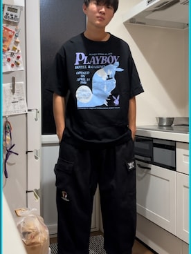 fasdoさんの（PLAYBOY | プレイボーイ）を使ったコーディネート